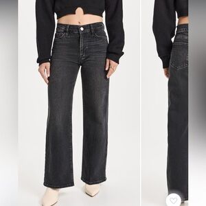 Frame Le Pixie Slim Palazzo Jeans in Hutchinson - Size 26